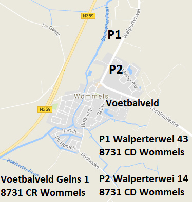 Locatie ringrijden en parkeren